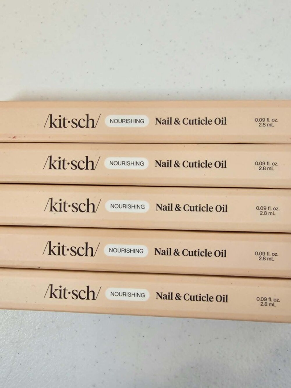 KITSCH NOURISHING NAIL CUTICLE OIL HONEY & MILK .09 fl. oz. each LOT OF 5 NEW